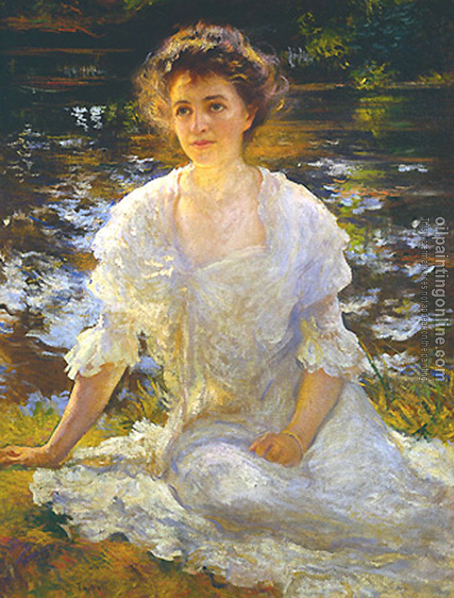 Tarbell, Edmund Charles - Portrait of Eleanor Hyde Phillips